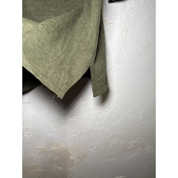 J jill pure cotton army green‎ sweater dress womens medium capsule minimalist - Picture 5 of 9